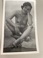 Foto Lot hübsche Frau Mädchen nackt nude um 1960 Aktfoto Bild