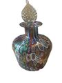 Murano Glas Millefiori Blattgold Kunst Glas Parfüm Flasche & Stopper