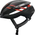 Fahrradhelm ABUS Aventor velvet black red L Rennradhelm rot schwarz 58-61 cm