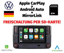 VW Freischaltung Aktivierung App Connect Carplay Android Auto NEU Kartenupdate