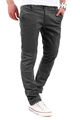 behype. Herren Basic Chino Jeanshose Stretch Jeans Regular Slim-Fit Hose 80-0310