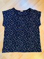 Maritimes T-Shirt von ESPRIT - Gr. XL - dunkelblau mit weißen Ankern - neu!
