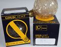 2x Glühbirne E27 40W Goldlicht Globe 80mm - Paulmann - Gold krokoeis - Vintage!