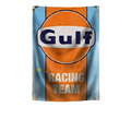 GULF Flagge Fahne Banner Garage Bar Deko Biker Oldtimer Gas USA Racing Le Mans !