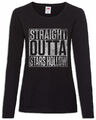 Straight Outta Stars Hollow Damen Langarm T-Shirt Gilmore Symbol Logo Girls