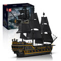 Mould King Black Pearl Piratenschiff Klemmbausteine Bausatz Spielzeug STEM 13186