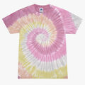 COLORTONE - Unisex Batik T-Shirt Swirl Flower Power Hippie Tie-Dye Rainbow S-XL