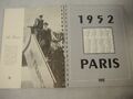 Orig. alter Ringbuch-Kalender AIR FRANCE 1952