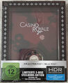 4K ULTRA HD + Blu-ray - CASINO ROYALE - JAMES BOND 007 - LIMITED STEELBOOK + PIN
