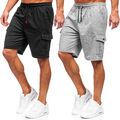 Kurzhose Shorts Bermudas Sporthose Jogging Kurze Cargo Herren Mix BOLF Unifarben