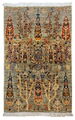 Teppich Orient Ziegler Ariana 100x150 cm 100% Wolle Handgeknüpft Tapis Rug grau