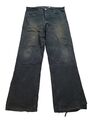 Levi's 501 Herren Original gerade Passform Jeans Größe 34"" Taille 32"" Bein (K1267)