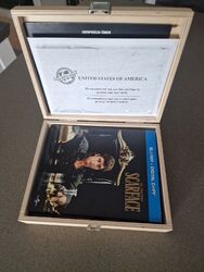 SCARFACE FSK18, mit Al Pacino, LIMITED CIGAR BOX Bluray EDITION Scheine&Ausweis