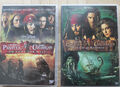 2x DVD "Pirates of the Caribbean" : Am Ende der Welt, Fluch der Karibik 2