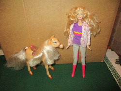 Mattel - Barbie  Puppe und Pferd