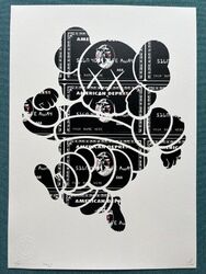 Chum/BFF/Companion - mehrere Varianten - großer signierter Death NYC Kunstdruck - Kaws
