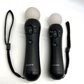 Sony PlayStation PS Move Motion Controller für PS3 PS4 PS5 Twin Pack - Schwarz