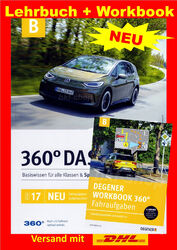 Fahrschulbuch 360 das Buch Lehrbuch Handbuch Klasse B Autoführerschein Workbook