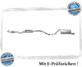 Auspuffanlage für Opel Corsa D 1.4 16V Auspuff Sport mit Chrome Endrohr