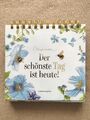 Buch Geschenk Aufsteller "Der schönste Tag ist heute!" vom Coppenrath Verlag