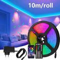 LED Stripe 5050 Bluetooth 10m RGB Leiste Streifen BandLicht Leuchte Lichterkette