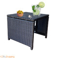 Kleiner Tisch Park Externe Quadratisch Rattan Tisch Balkon Caffe 41x41x35 CM