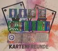 Topps UEFA EURO 2024 Sticker -- GREEN BLUE TOPPS FOIL -- PARALLEL