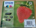 ORIGINAL EPSON 29 Multipack T2986 Erdbeere Tintenpatronen Datum 2025 MwSt. Rechnung