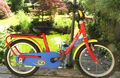 Puky  rot-gelb-blau - Fahrrad für Kinder - 16 Zoll Bereifung