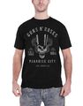 Guns N Roses T Shirt Paradise City 100% Volume Band Logo Nue offiziell Herren
