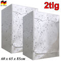 2x Waschmaschinenbezug 60x65x85cm Trockner Schonbezug Abdeckung Überzug Cover DE