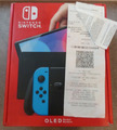 Nintendo Switch OLED-Modell HEG-001 64GB Handheld-Spielekonsole OVP Unbenutzt 1A