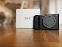 Sony Alpha ZV-E1 12,1 MP Spiegellose Systemkamera - Schwarz (Nur Gehäuse)