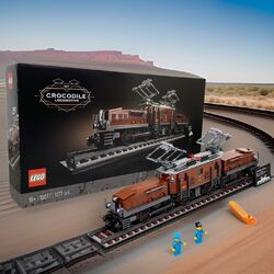 LEGO Krokodil Lokomotive (10277) Creator Expert Eisenbahn NEU & OVP *GESCHENK*