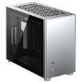 Jonsbo A4 Mini-ITX Gehäuse, Tempered Glass - silber