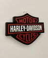 Harley Davidson Motorrad Wandschild 3D Druck Schild Kunst Fahrrad Garage Mann Höhle