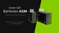 Green Cell® Batterie AGM 4V/6V/12V Vlies Blei Akku Gel Elektro Spielzeug USV UPS