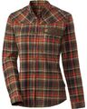 Parforce Jagdbluse Eifel Button-Down-Kragen Keine Angabe Langarm Kariert Damen