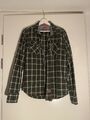 Superdry Flanell-Hemd / Gr. XL karriert  grün / Hemd / Baumwolle / getragen