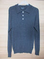 BEXLEYS MAN EXCLUSIV Herren Polo Langarmshirt Kaschmir/Seide Gr.M/50 grau