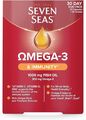Seven Seas Omega-3 & Immunity Fischöl Vitamine 30-Tage Duo Pack