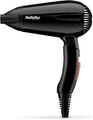 Babyliss Travel Dry 2000 Leichter Reisehaartrockner - Schwarz (OVP FEHLT!)