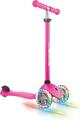 Globber Primo Lights Kinderroller - LED-Räder, Höhenverstellbar - Pink