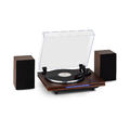 Schallplattenspieler mit Boxen 33/45/78 Vinyl Plattenspieler Bluetooth Holz