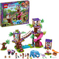 LEGO 41424 Friends Jungle Rescue Basisset mit Treehouse Animals Veterinärklinik