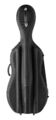 Petz Hartschaum Cello 4/4 Case Koffer Etui Gepolstert Rucksacksystem Schwarz 5kg