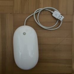 Apple Mighty Mouse USB Maus - Weiß (A1152)