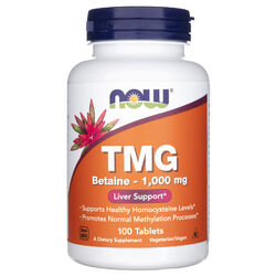 NOW FOODS TMG (Betaine) Beatin 1000 mg 100 Tabletten