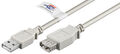 3x USB 2.0 Hi-Speed Verlängerungskabel; USB Verl AA 300 HiSpeedCert 2.0 3m