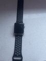 Apple Watch Series 3 38mm Silber Aluminium Gehäuse Weiß Sport Armband...